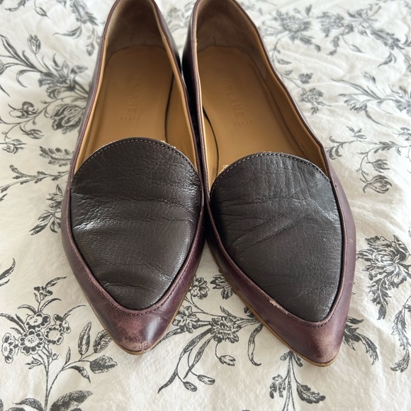 Everlane Modern Point Loafer Burgundy - Picture 2 of 6